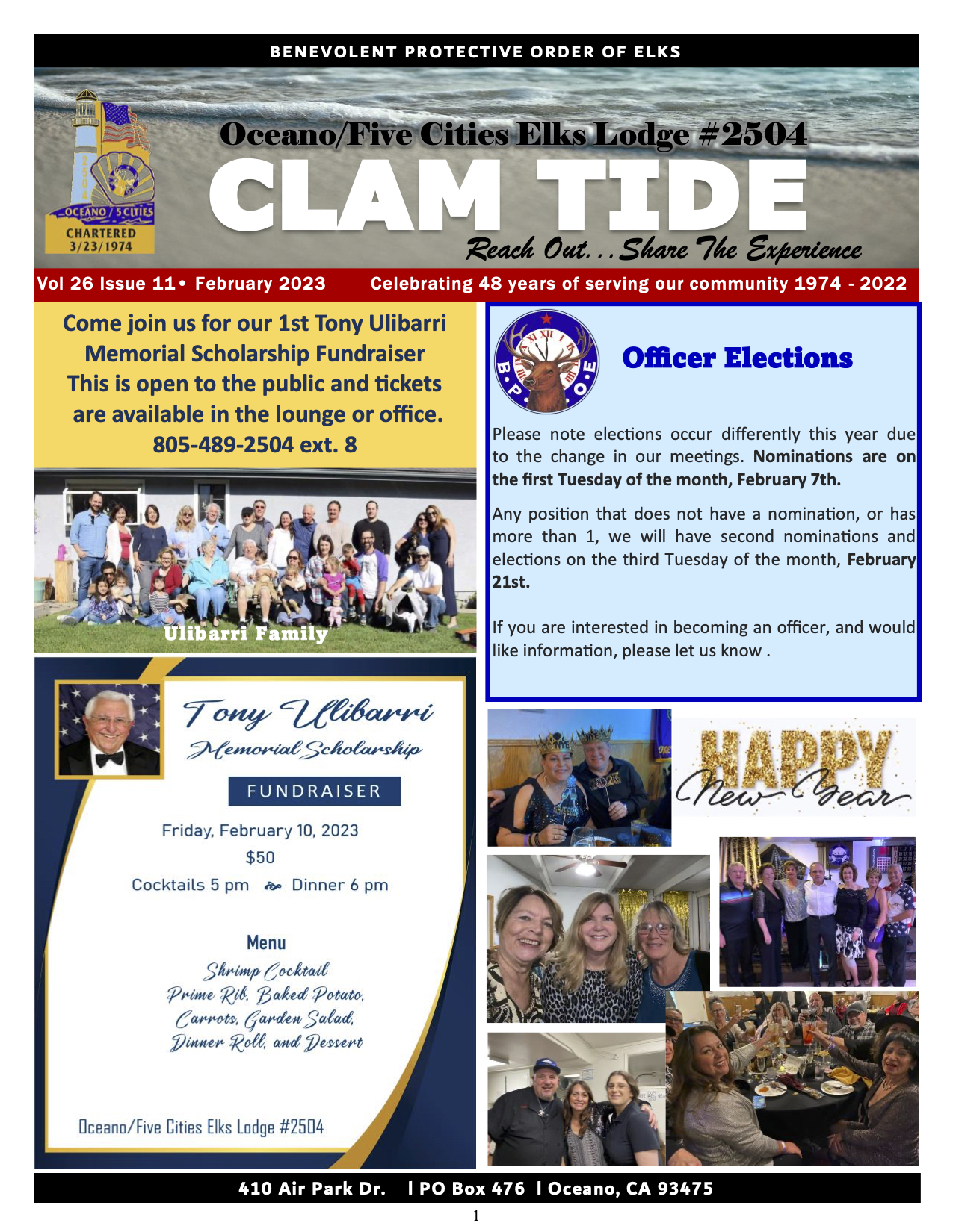 CLAM TIDE - march 2022