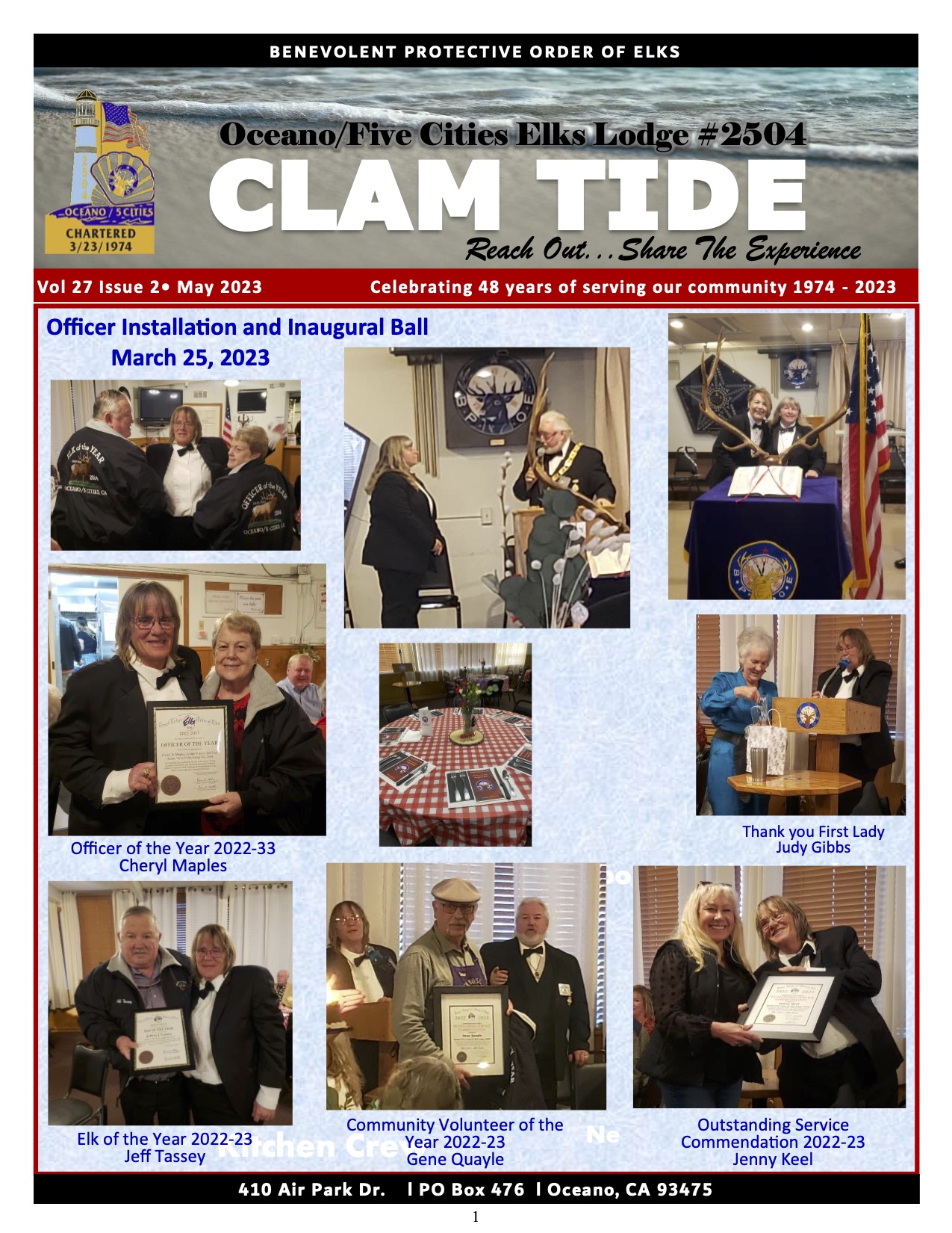 CLAM TIDE - May 2023