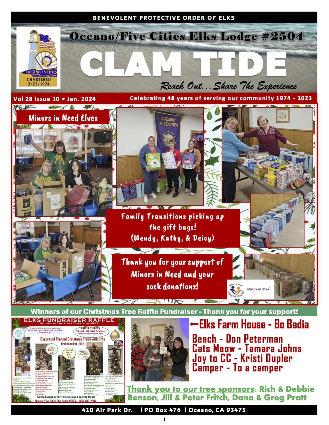 CLAM TIDE - AUGUST 2023